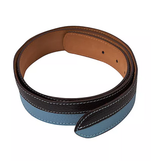 CLOSEOUT - AA Platinum Bicolor Belt, Navy/Blue - ReRide Consignment 
