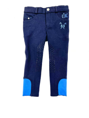 HKM Boys King Silicone Grip Breeches - ReRide Consignment 