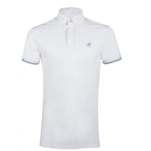 TS - HKM San Lorenzo Mens Competition Shirt, White - ReRide Consignment 