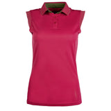 HKM Classico Sleeveless Polo Shirt, Cranberry - ReRide Consignment 