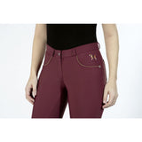 HKM Beagle Knee Grip Breeches, Bordeaux - ReRide Consignment 