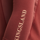 Kingsland Starla Training Shirt, Brown Hot Chocolate - ReRide Consignment 