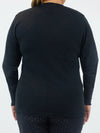 PS of Sweden Curvy Zelda Knit Sweater, Black - ReRide Consignment 