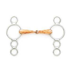 SALE - Centaur® 3 Ring Gag Jointed Copper Hollow Mouth - ReRide Consignment 
