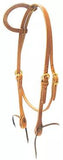 Hilltop Tack Hermann Oak Laced Cheeks One Ear Headstall - ReRide Consignment 