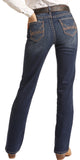 Rock & Roll Denim Mid Rise Extra Stretch Signature V Riding Jeans - ReRide Consignment 