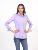 SALE - Chestnut Bay Annie-O Western Show Shirt, Lavender - ReRide Consignment 