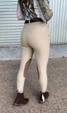 CLOSEOUT - HKM Hunter Knee Patch Riding Breeches, Dark Nature - ReRide Consignment 