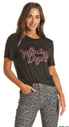 Rock & Roll Whiskey Dazed Graphic Tee - ReRide Consignment 